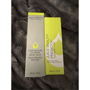 Instant flash facial and stem, cellular anti-wrinkle booster serum